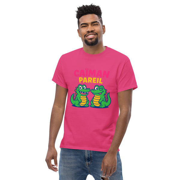 T-shirt "Caïman pareil" classique unisexe